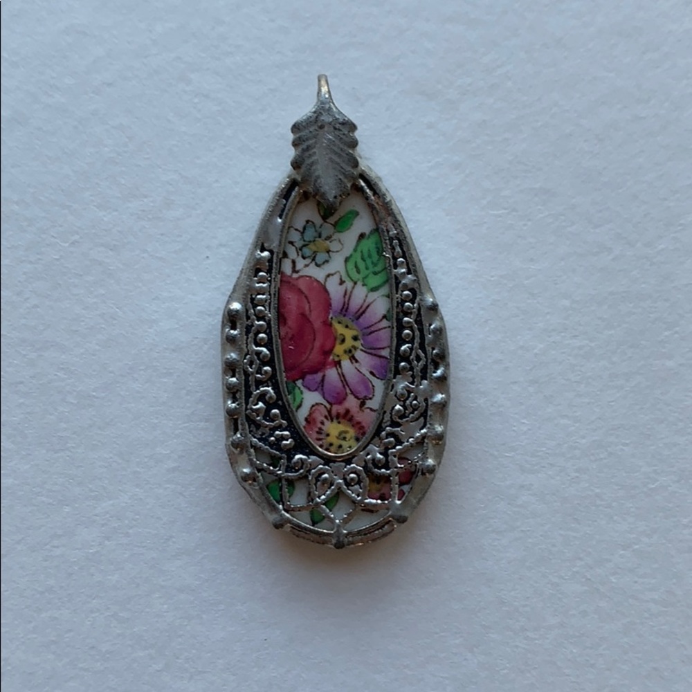 Wedgewood Pottery Necklace Charm